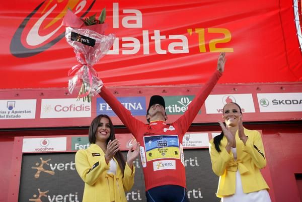 With only the final stage to Madrid remaining, Alberto Contador (Saxo Bank-Tinkoff Bank) knows he's won the 2012 Vuelta a Espana.