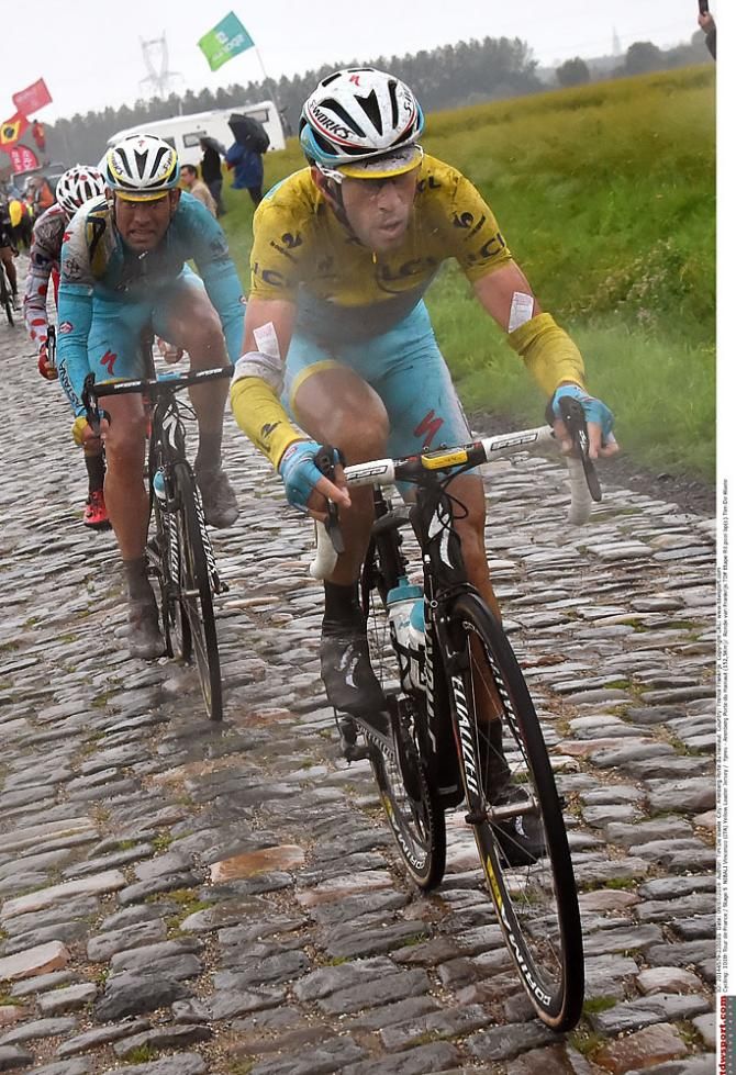 Race leader Vincenzo Nibali