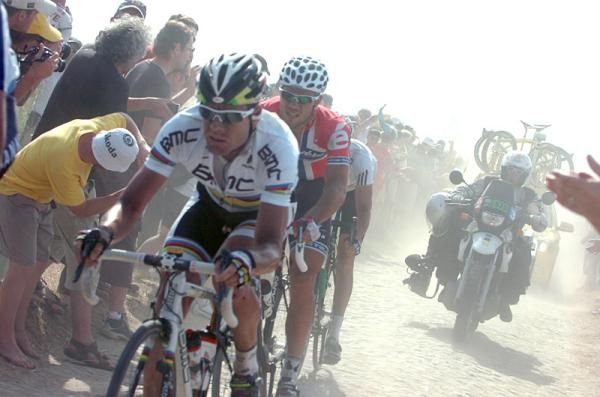 Cadel Evans (BMC) made the elite selection on the cobbles.