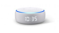 Echo Dot with clock