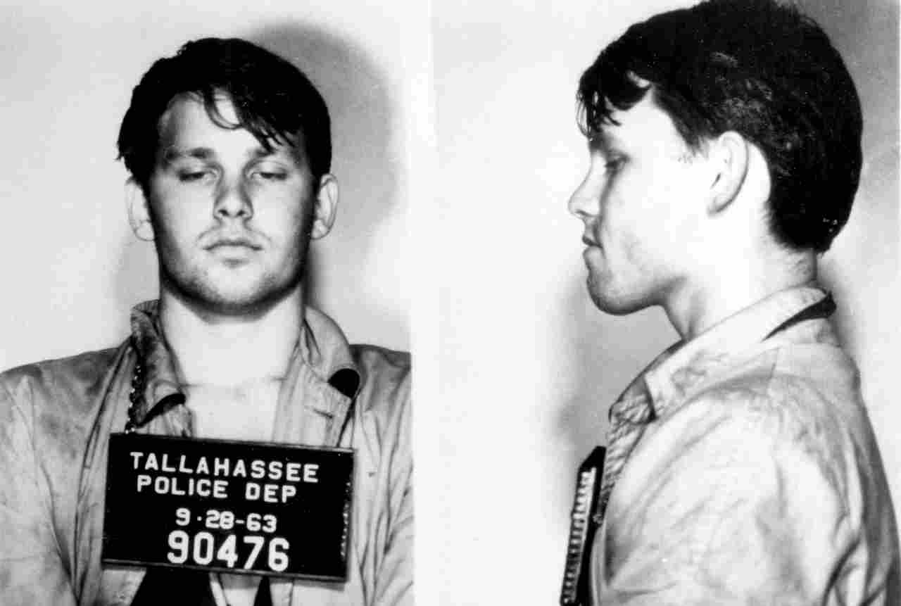 A police mugshot of The Doors’ Jim Morrison in 1963