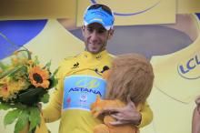 Vincenzo Nibali (Astana) leads the Tour de France