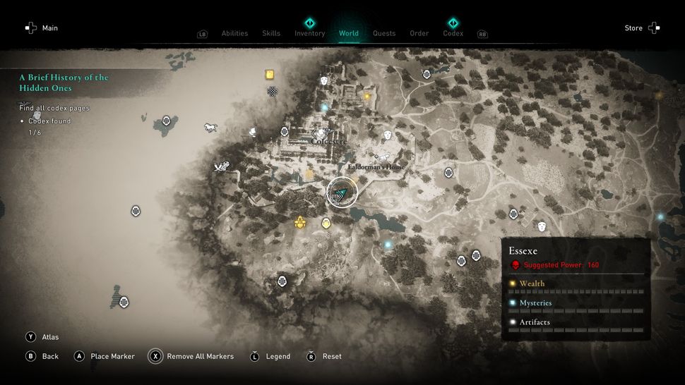 AC Valhalla Hidden Ones Bureau locations All Valhalla Codex Pages