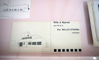 Architectural sketch of Villa Noailles, by Robert-Mallet Stevens.