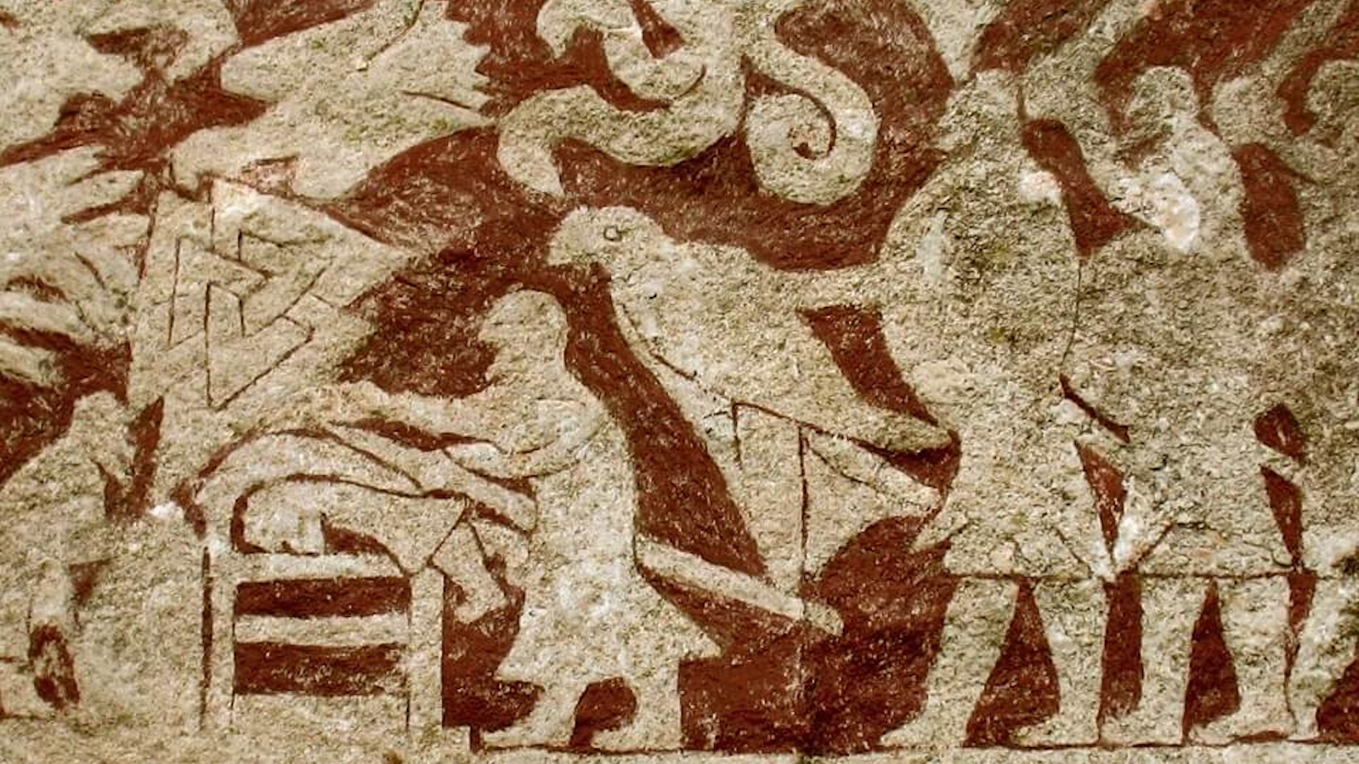An engraving depicting a blood eagle execution
