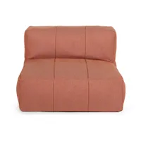 Corvos saffron armless modular chair, Article
