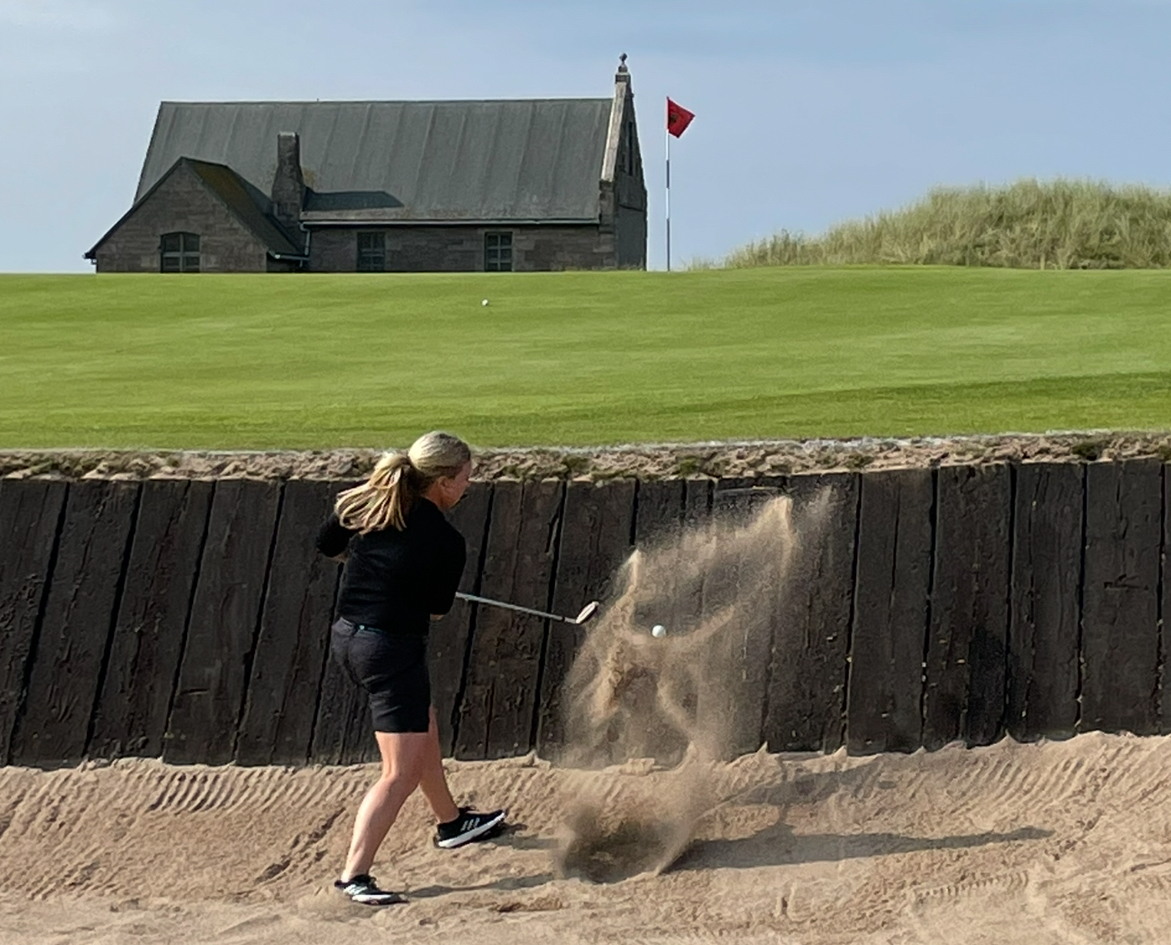 Kenna Campbell bunker shot