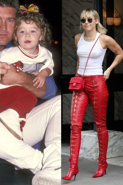 Miley Cyrus 1994 v. Now