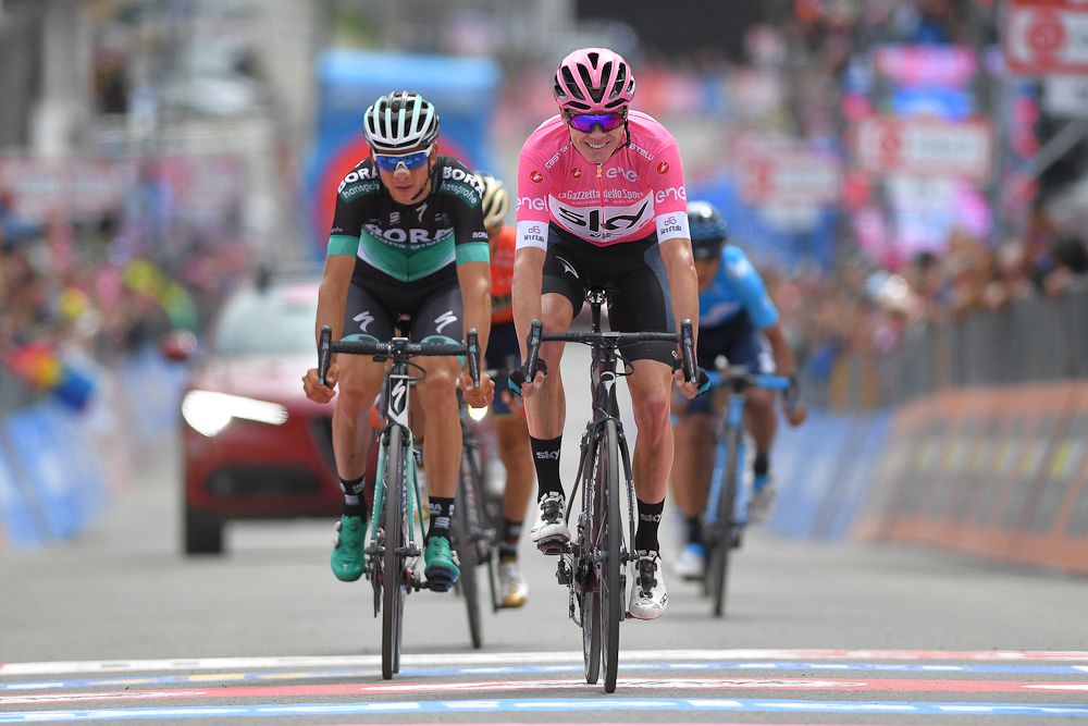 Chris Froome finishes stage 20 safely in pink