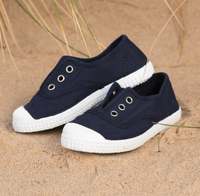 Navy Hampton Canvas Plum Plimsolls, from £28 at Trotters