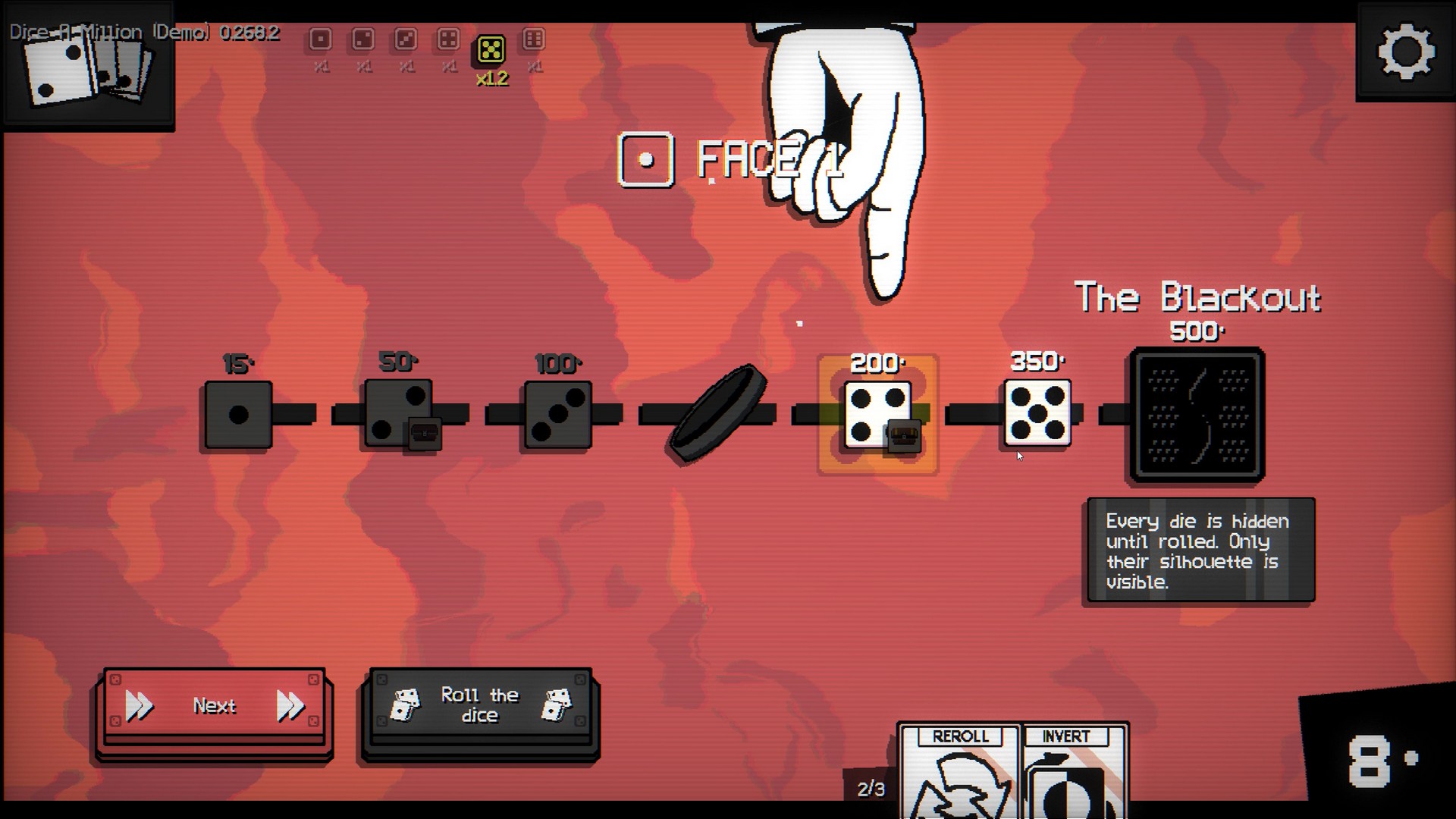 The challenges ahead in Dice A Million&#039;s round route screen