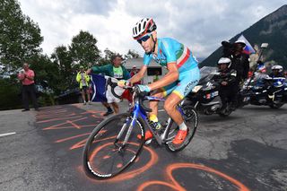 Vincenzo Nibali went on the attack during stage 19