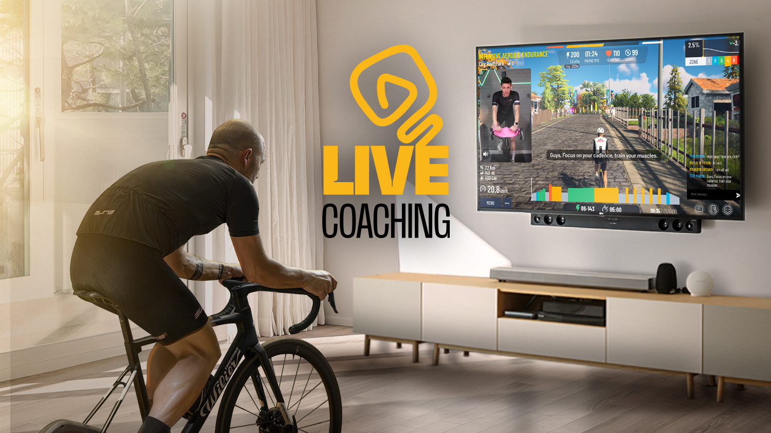 mywhoosh live coaching rides