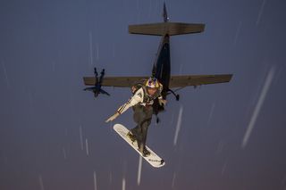Sean MacCormac Skydives Through Thunderstorm