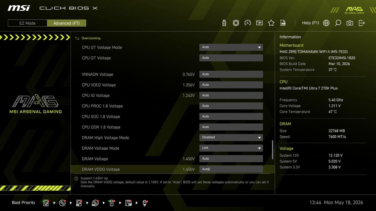MSI MAG Z890 Tomahawk Wifi II