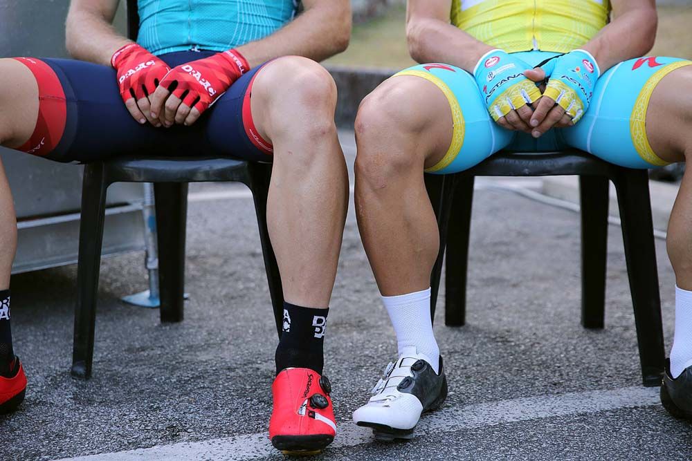 Sprinters' legs compared