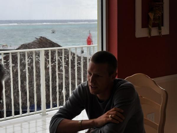 Ryder Hesjedal at the Garmin-Cervelo camp in the Caymans.