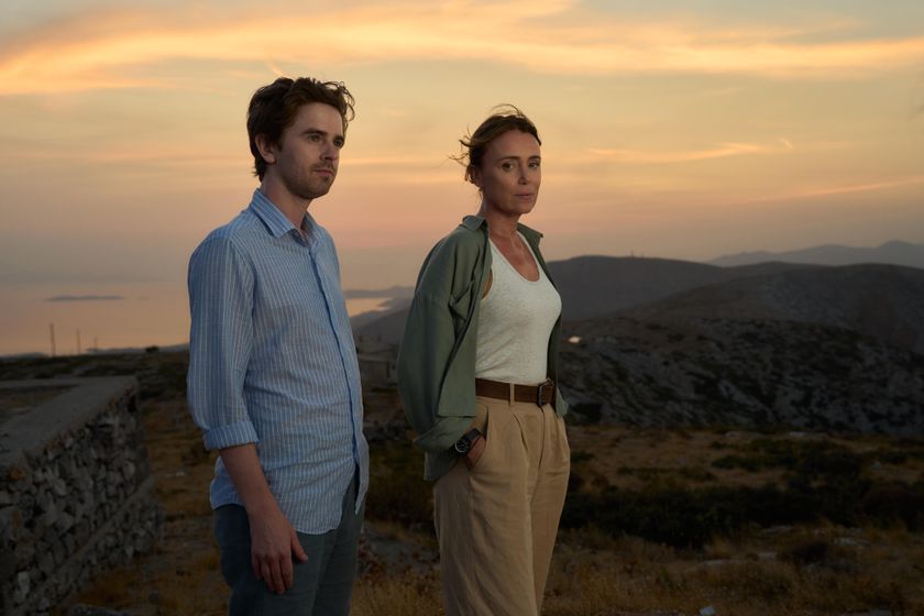 The Assassin on Prime Video stars Keeley Hawes and Freddie Highmore (in first look above).