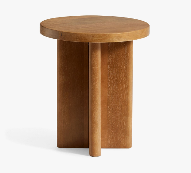 wooden Cayman end table