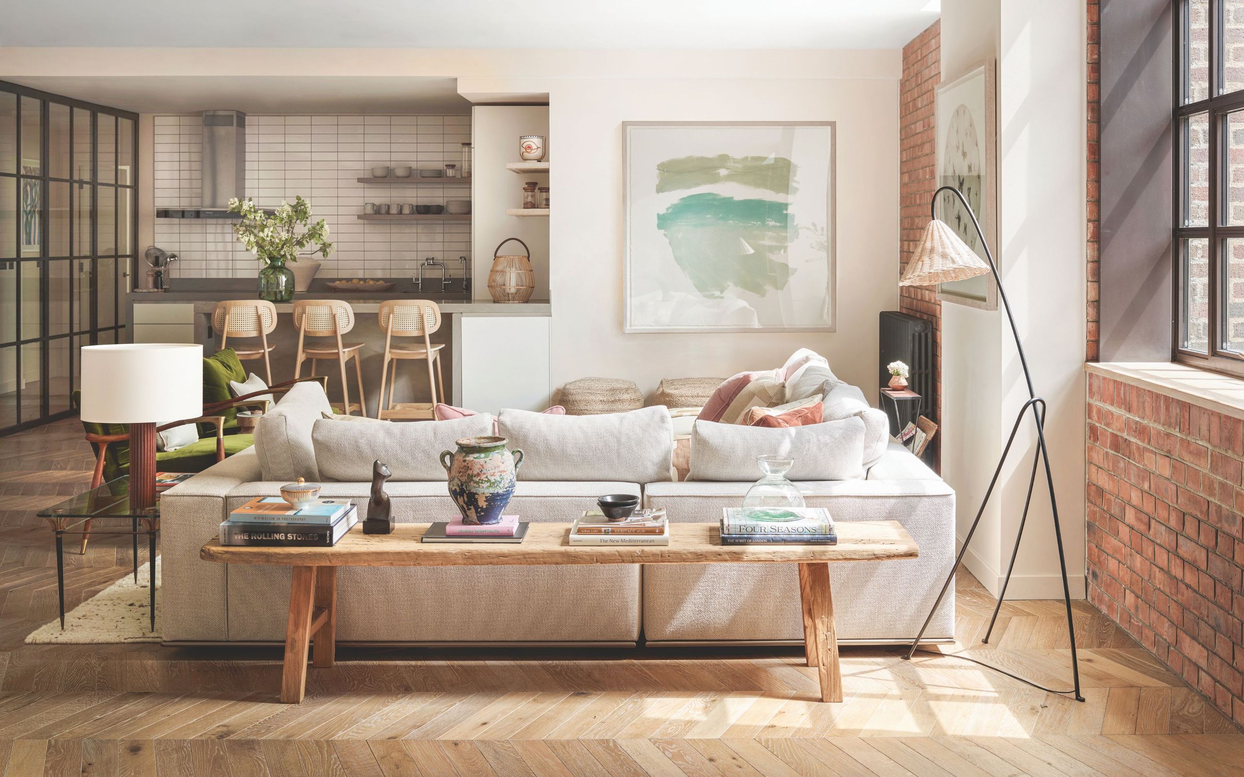 Contemporary elegance meets everyday practicality in this showstopping Battersea apartment