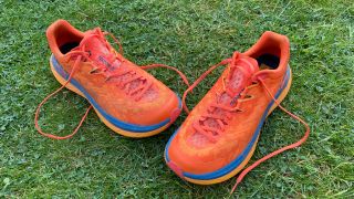 Hoka Tecton X trail-running shoe