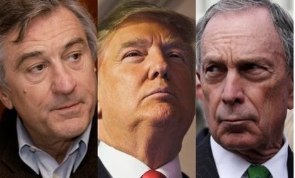 Robert De Niro ripped Donald Trump's wild conspiracy theories over the weekend... as did New York City Mayor Mike Bloomberg.