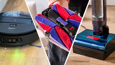 Dyson Spot+Scrub Ai, PencilVac Fluffycones and Clean+Wash Hygiene