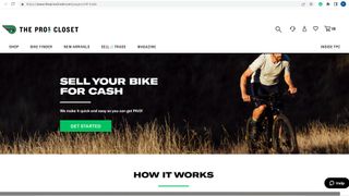 Sell bike online - The Pro's Closet
