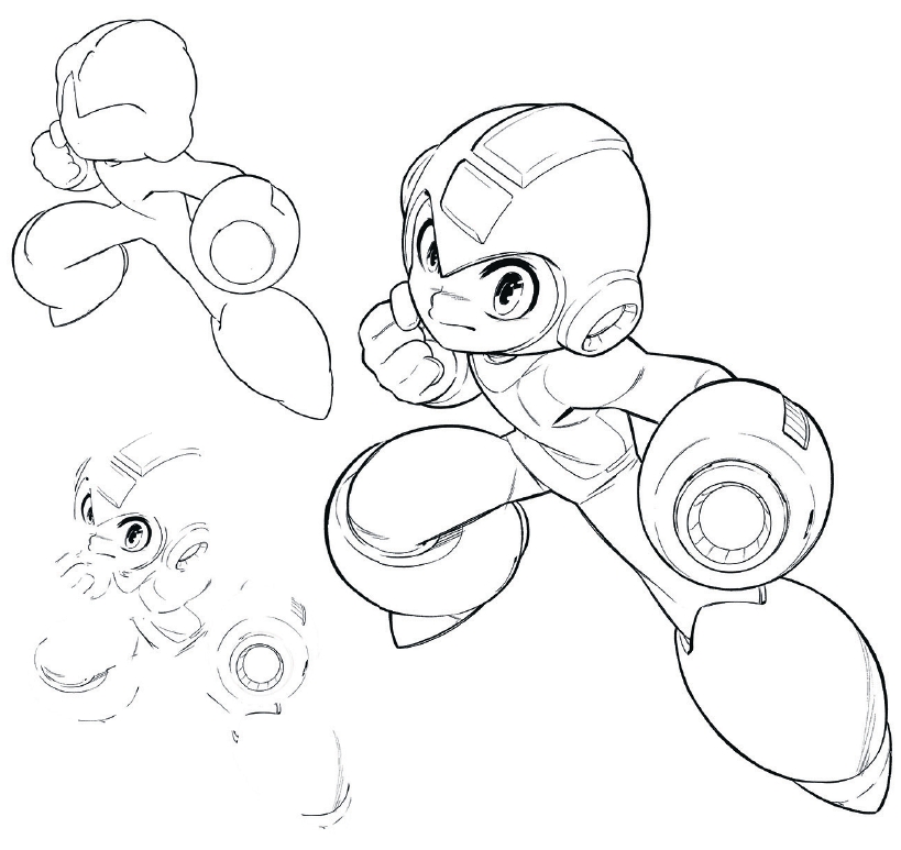 Mega man; mega man sketches