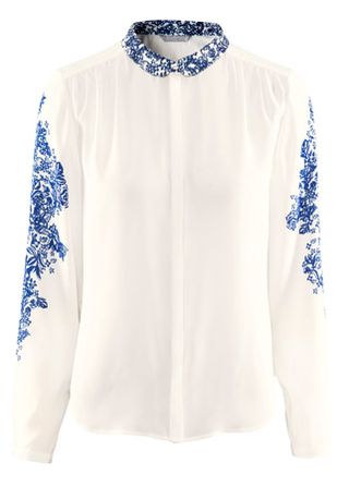 H&M chiffon blouse, £19.99