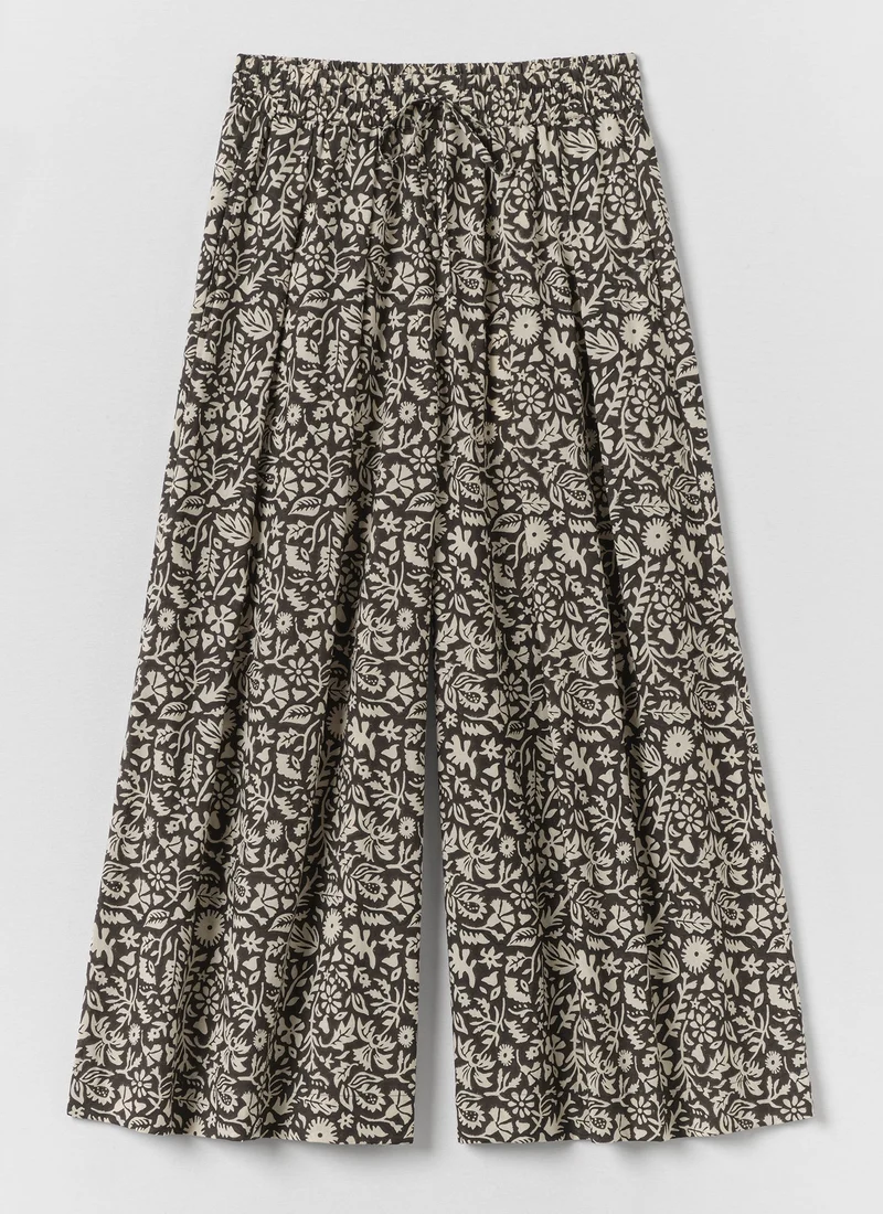 Toast, Lore Block Print Cotton Culottes