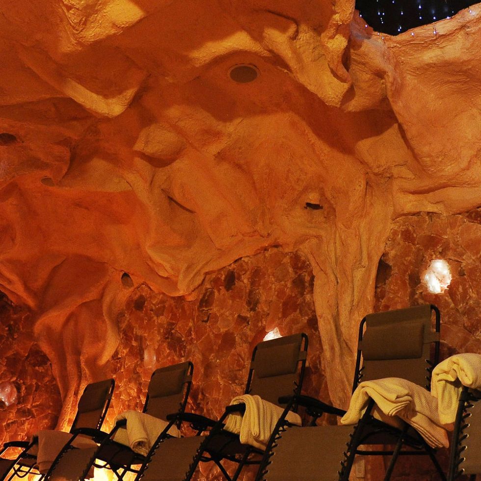 Salt Cave Benefits Himalayan Salt Cave Review Marie Claire