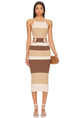 Camila Coelho Emlyn Stripe Knit Dress