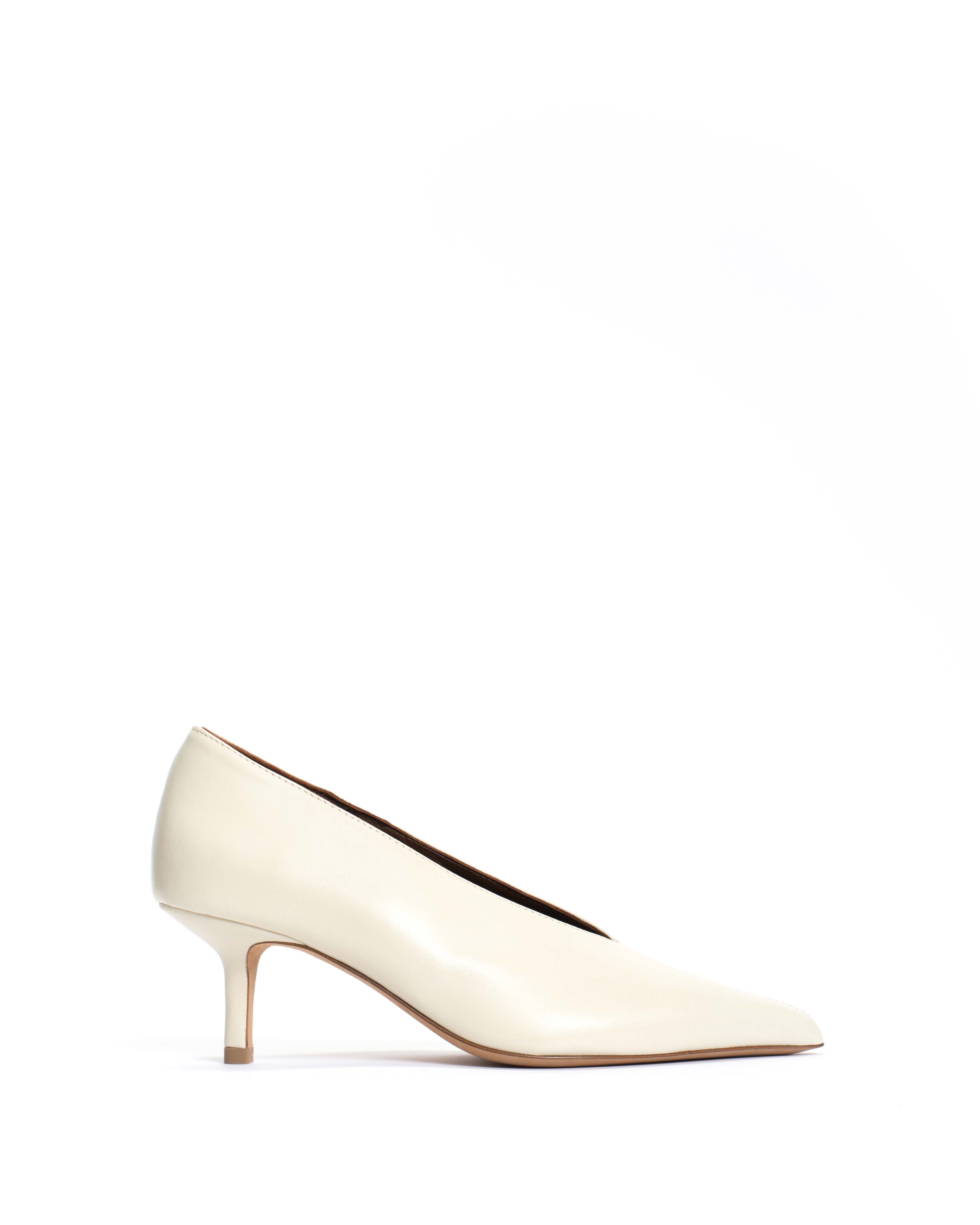 Phia 55 Pin Shiny Lamb White Sand