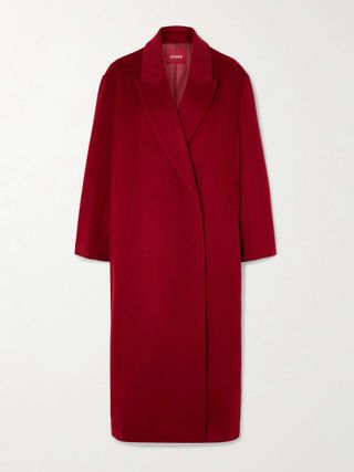 Serge Oversized Double-Breasted Wool-Blend Coat