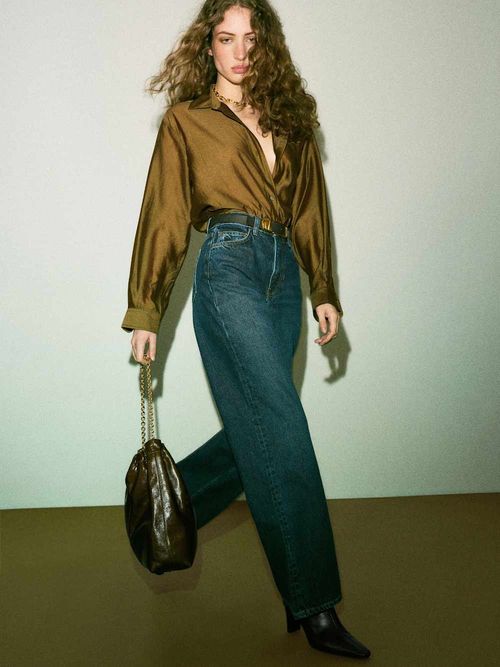 Cary High Rise Slouchy Wide Leg Jeans