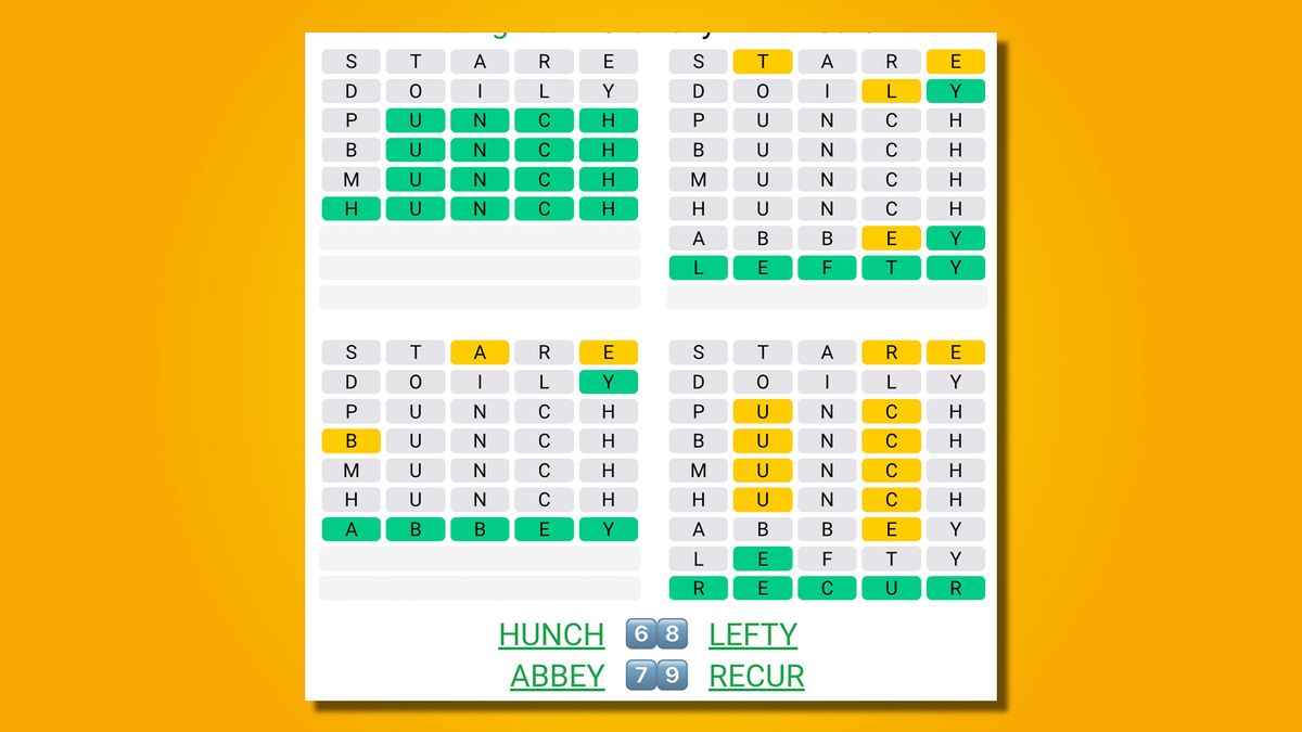Quordle Today Hints And Answers For Thursday July 6 Game 528 Techradar