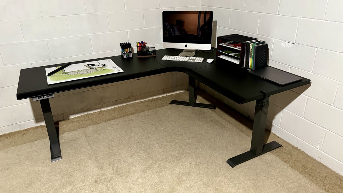 Vari L-shaped electric standing desk review | TechRadar