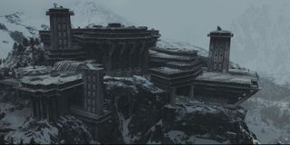 The snowy dream fortress from Inception