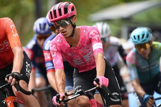 ADELAIDE AUSTRALIA JANUARY 26 Lukas Nerurkar of The United Kingdom and Team EF EducationEasypost competes during the 25th Santos Tour Down Under 2025 Stage 6 a 90km stage from Adelaide to Adelaide UCIWT on January 26 2025 in Adelaide Australia Photo by Dario BelingheriGetty Images