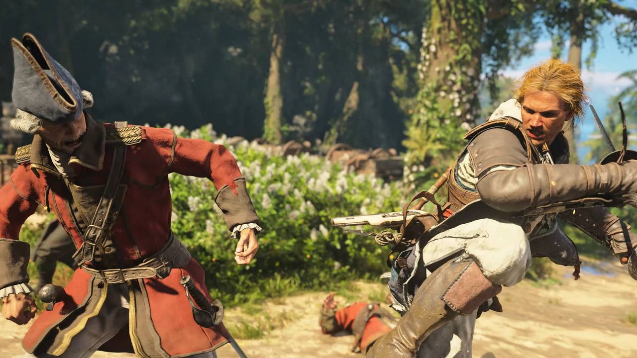 Assassin's Creed Black Flag Resynced lets you turn off the HUD as Ubisoft baked all the information you need into its animations, like enemies who lose their hats when their defense is broken