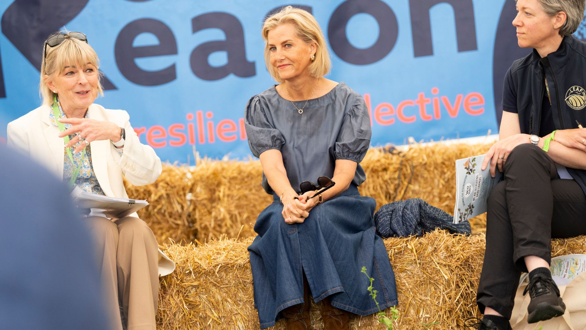 Sophie, Duchess of Edinburgh attends the Groundswell Regenerative Agriculture Festival at Lannock Farm on July 1, 2026