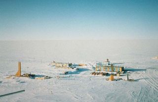 Subglacial Lake Vostok lies 4000 meters below Vostok Station, in East Antarctica.