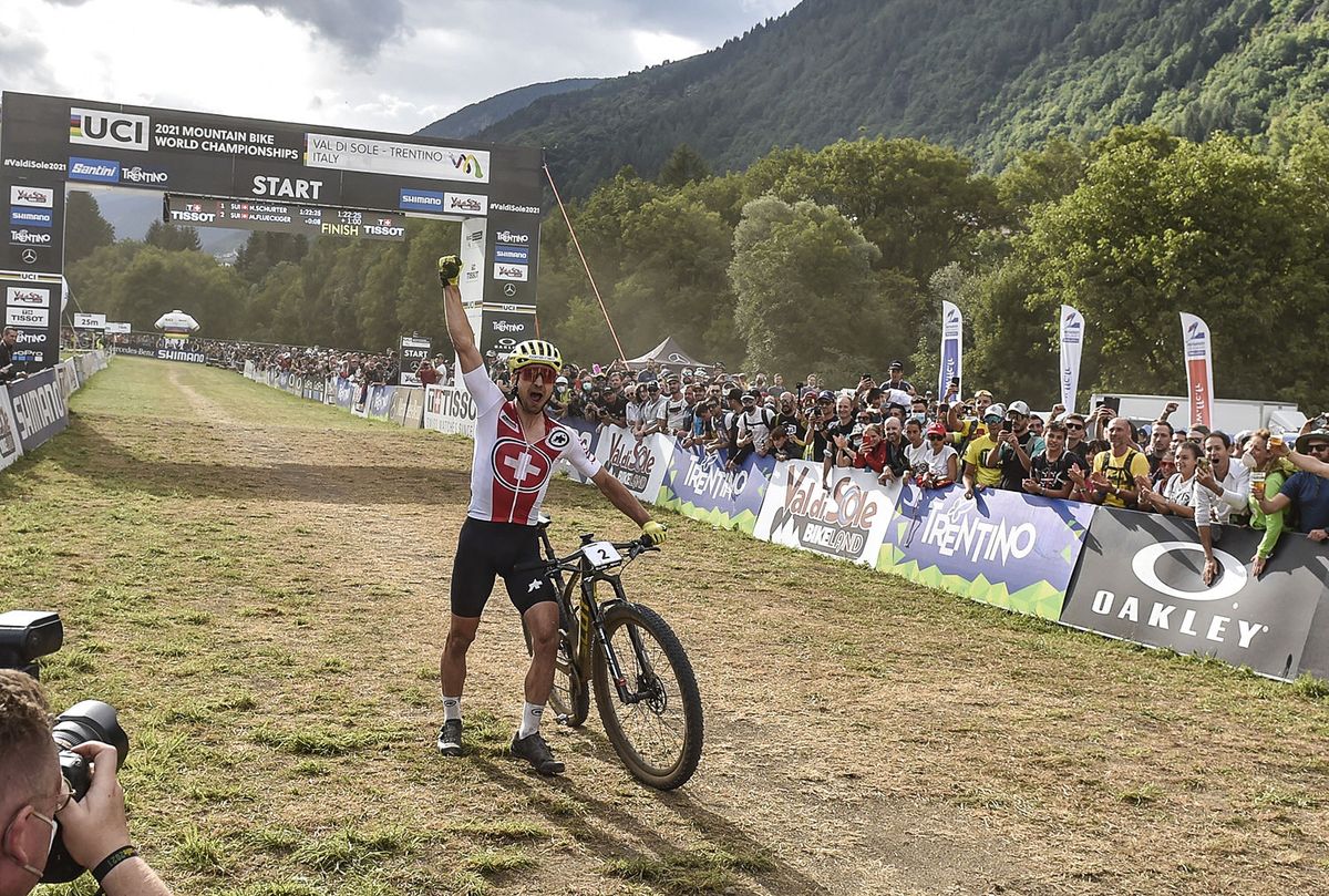 Nino Schurter (Switzerland) is a crowd favourite