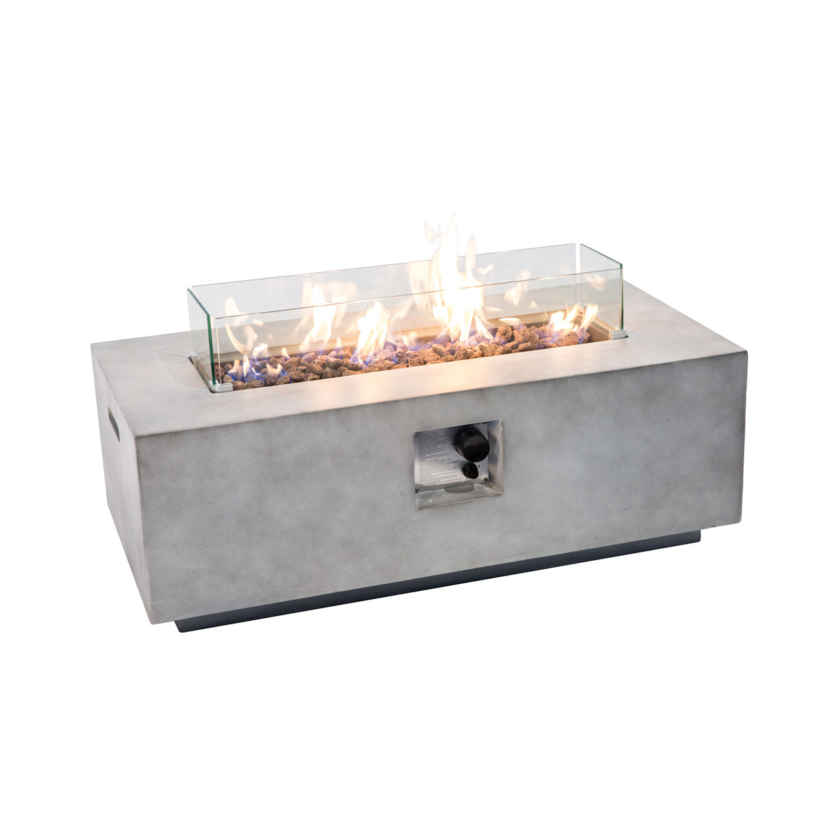 Teamson Home Concrete Propane Fire Pit Table &amp;amp; Reviews | Wayfair.co.uk