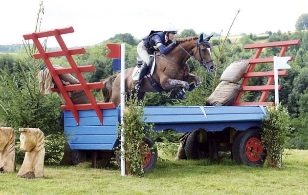 Aoife Clark on Fenyas Elegance 1st Advanced Gatcombe 2-8-14