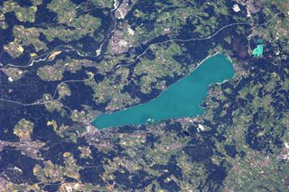 Lake Starnberg, Germany, Seen from the International Space Station