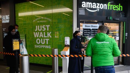 Amazon Fresh store in London