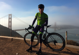 Christopher Schwenker overlooking the San Francisco Bay
