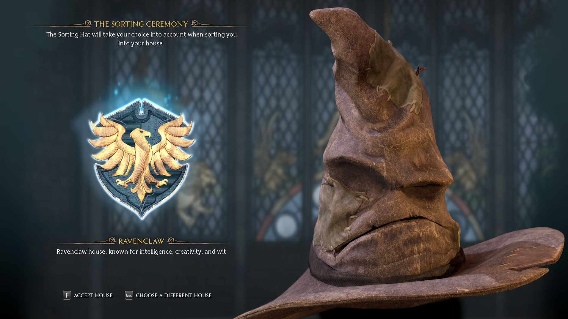 Sombrero Seleccionador Legado de Hogwarts: Ravenclaw